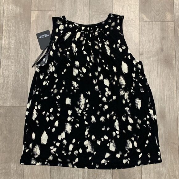 NWT Simply Vera Vera Wang Pleated Tanktop Shirt - Picture 2 of 6